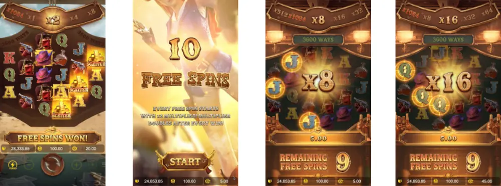 Wild Bounty Showdown 10 free spins starting at x8 and growing to x16 Wild Bounty Showdown 10 free spins starting at x8 and growing to x16